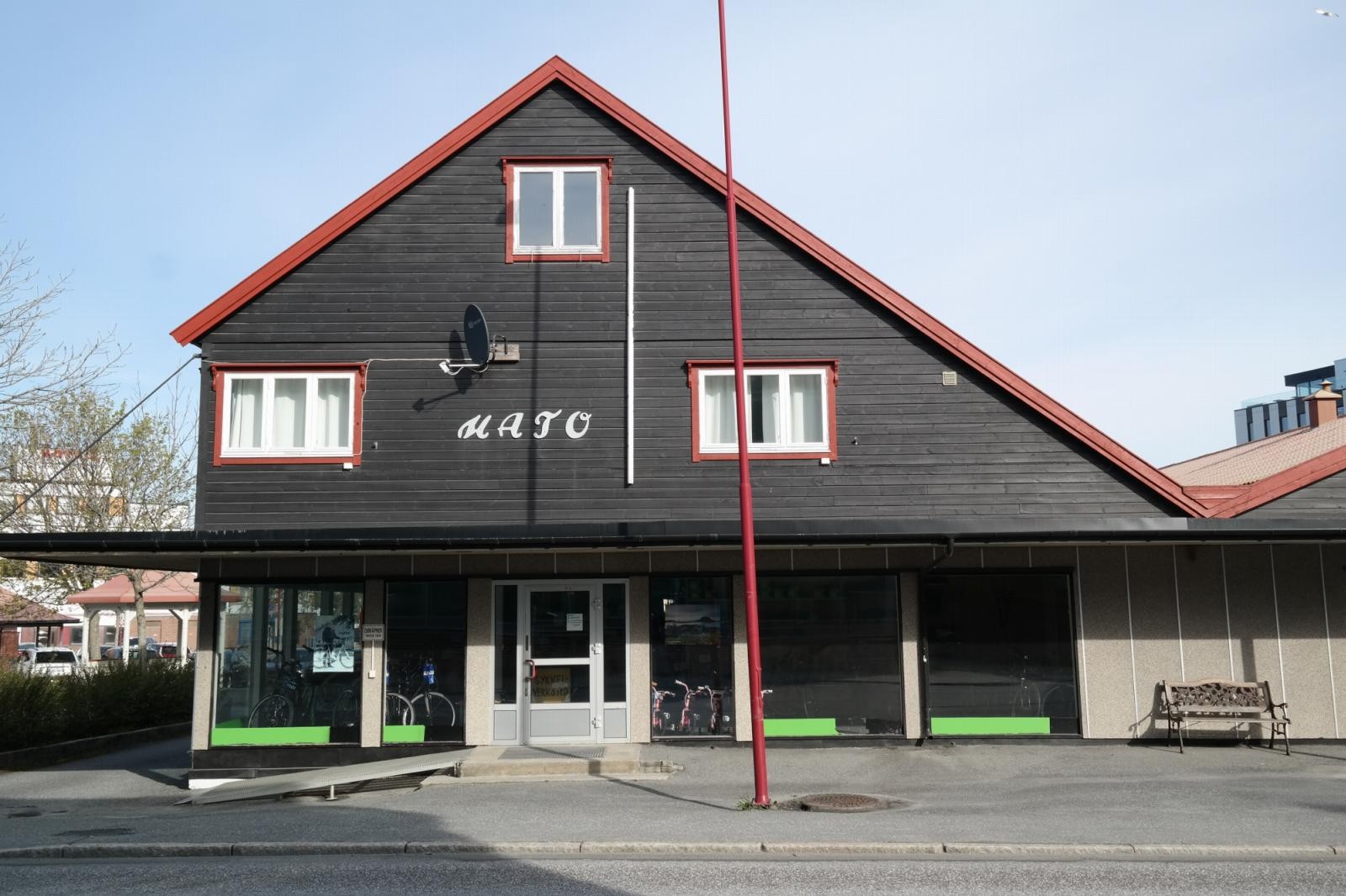 Inngang butikk. Galleribilde