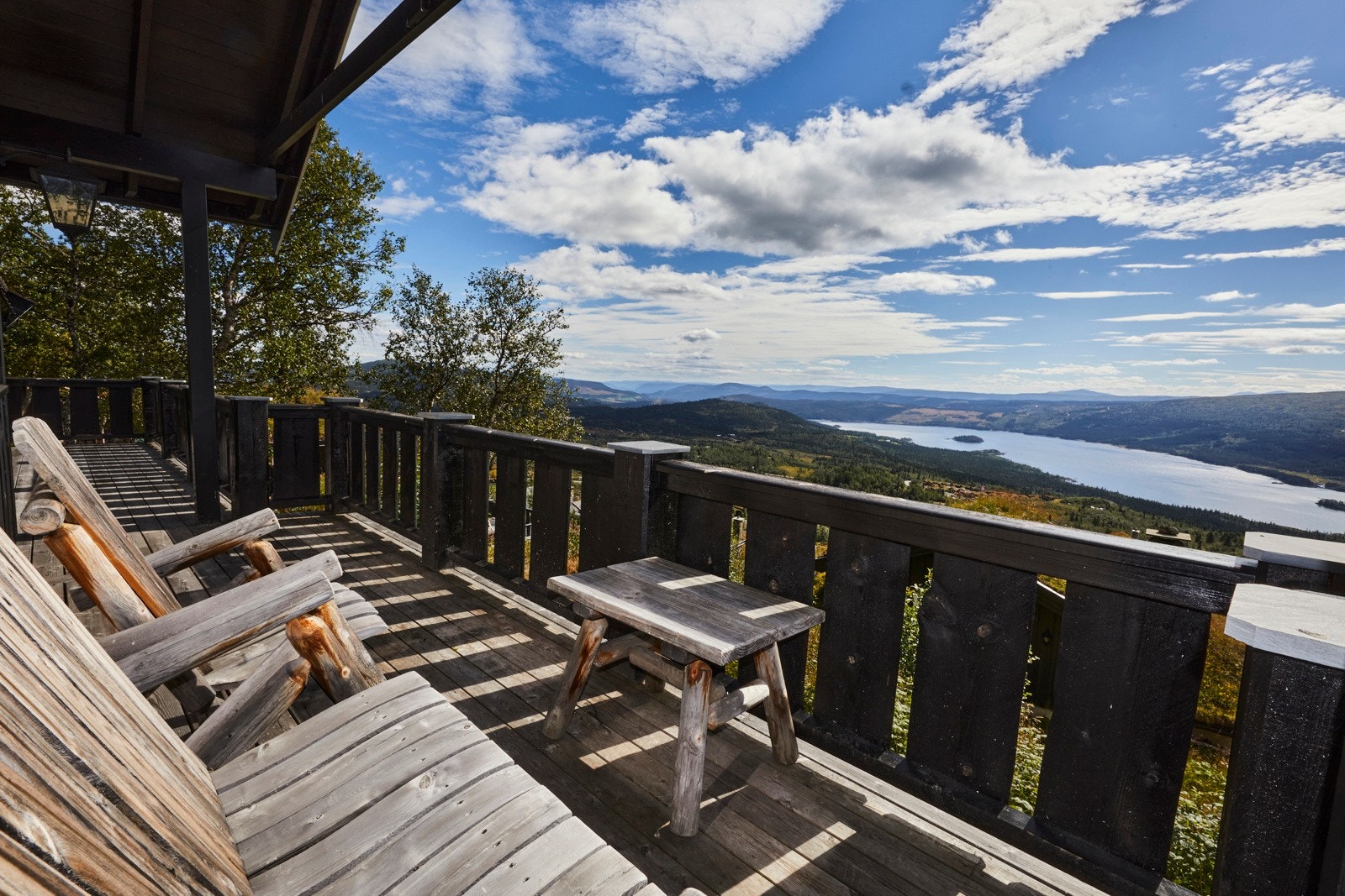 Nydelig utsikt fra terrassen Galleribilde