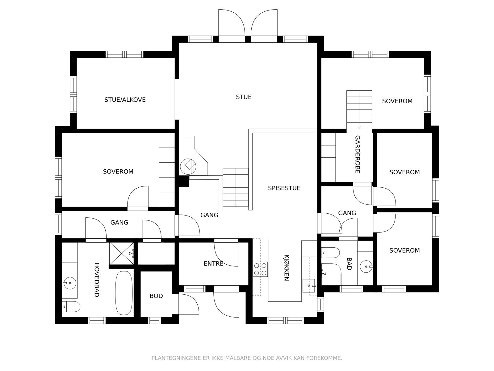 Plantegning Galleribilde