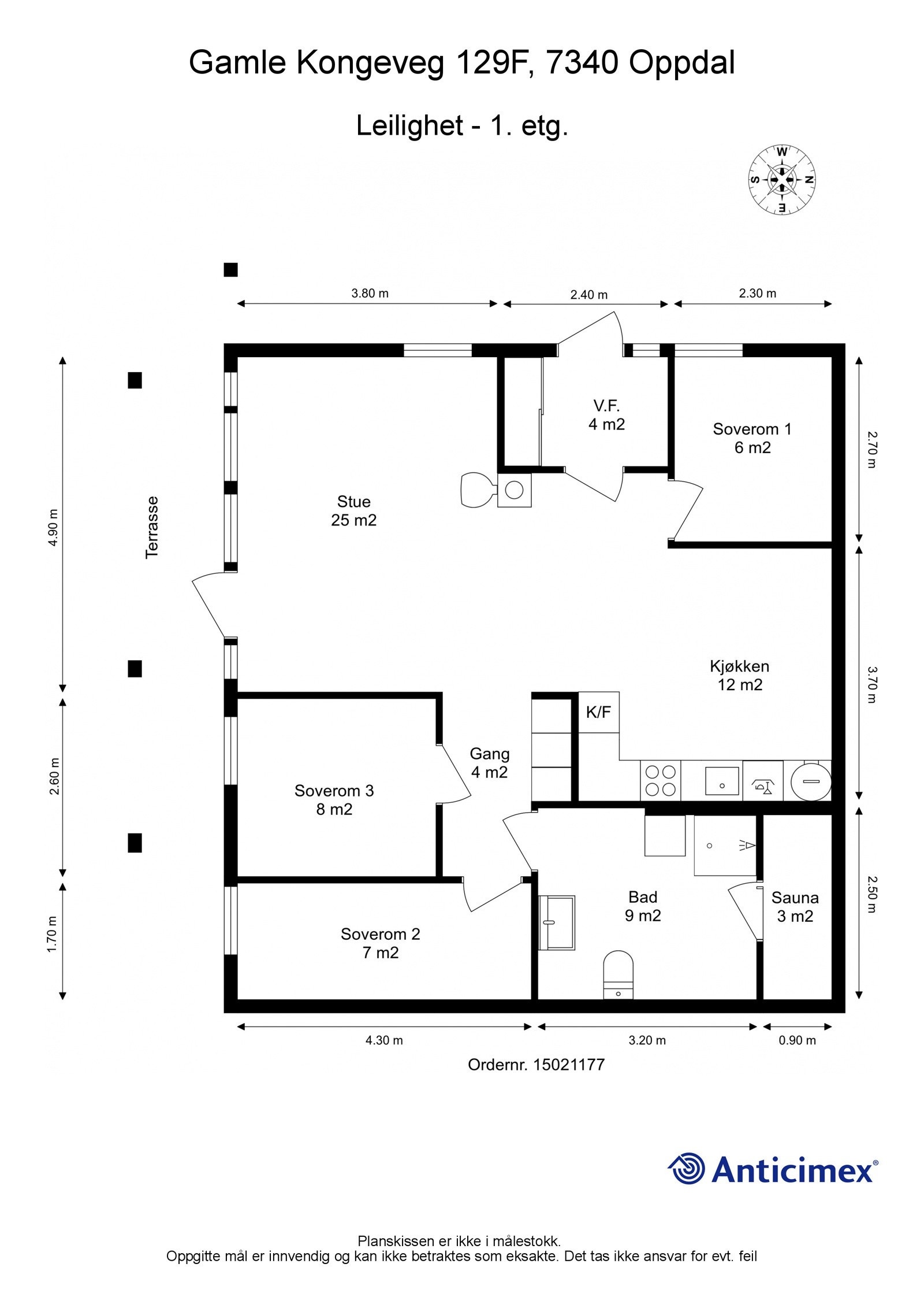 Planskisse. Galleribilde