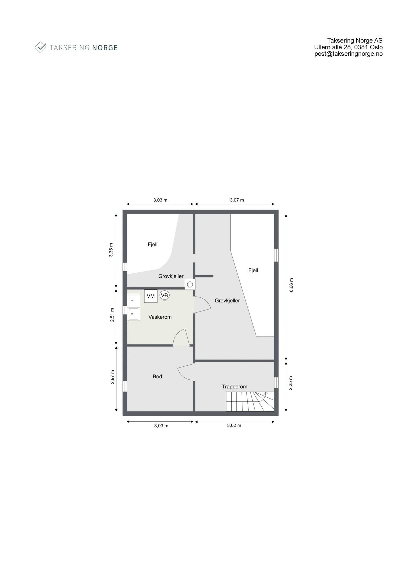 Plantegning kjeller Galleribilde