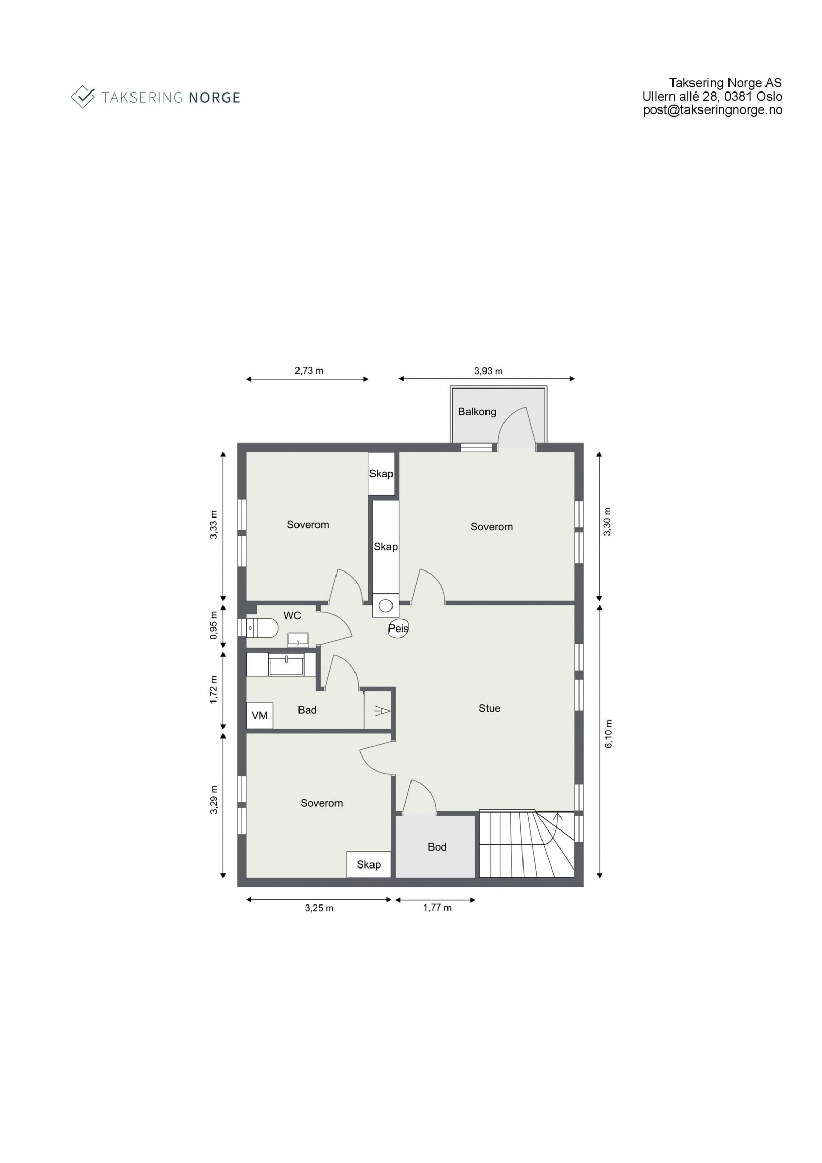 Plantegning 2.etg. Galleribilde