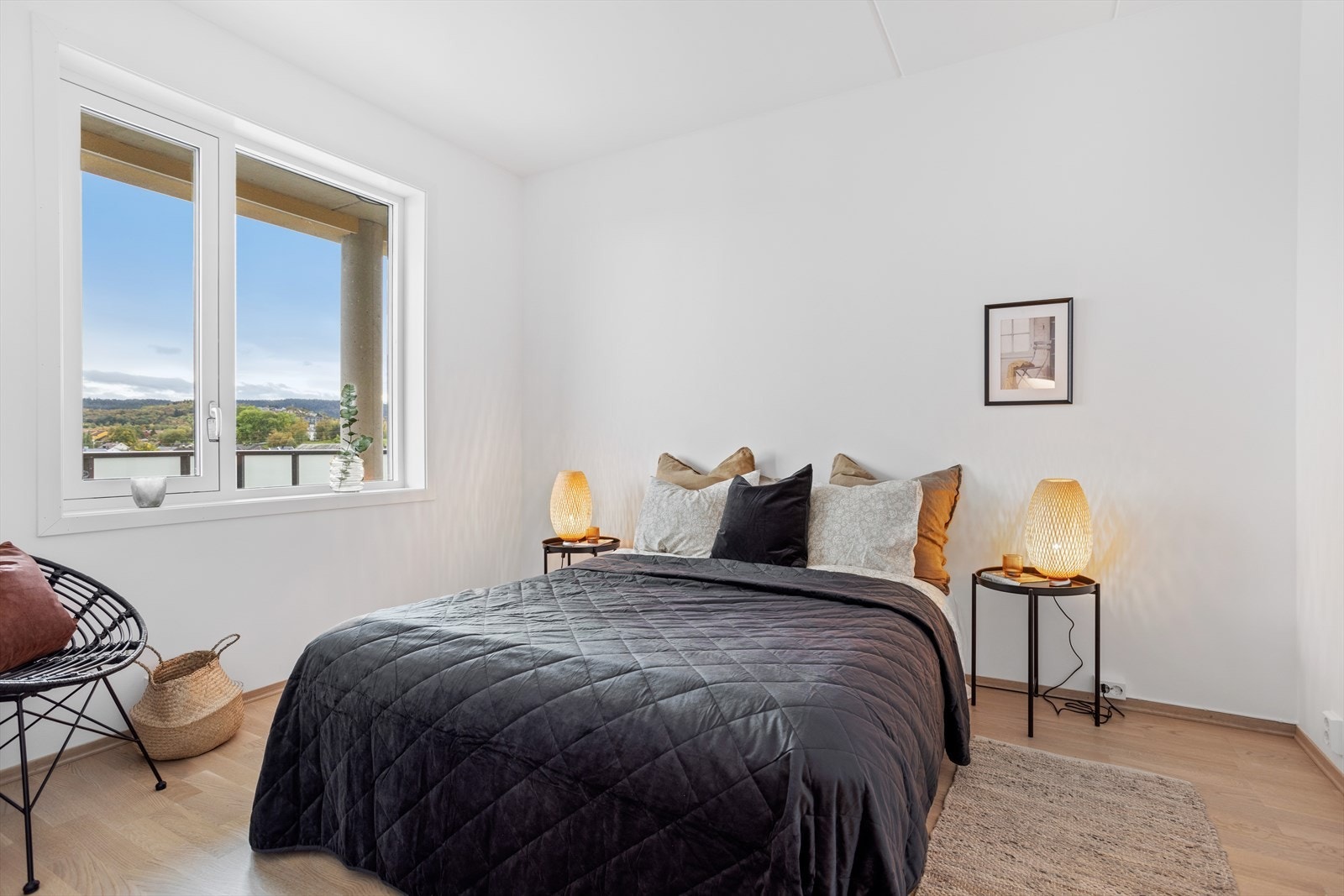 Hovedsoverommet er vendt mot øst, og er på 10,5 m². Galleribilde