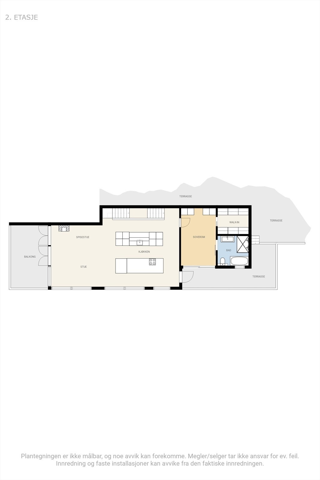 Plantegning 2 etg Galleribilde