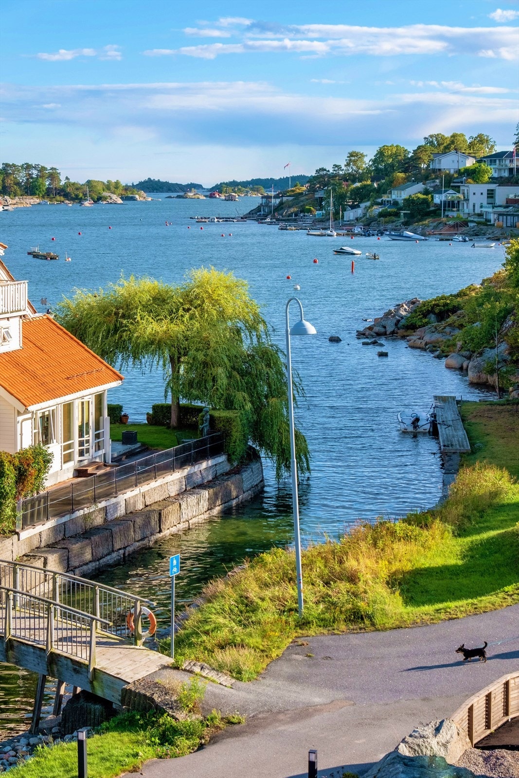 Man trenger ikke dronefoto når dette bilde tas fra stua Galleribilde