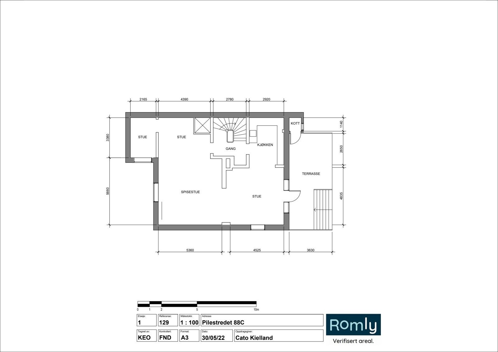 Planskisse - 1.etg. Galleribilde