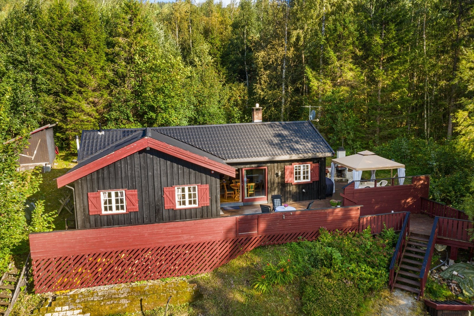 Stor terrasse Galleribilde