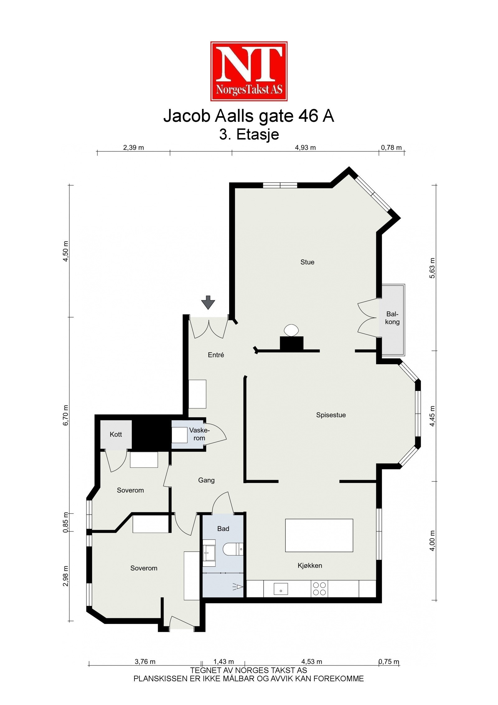 Plantegning. Galleribilde