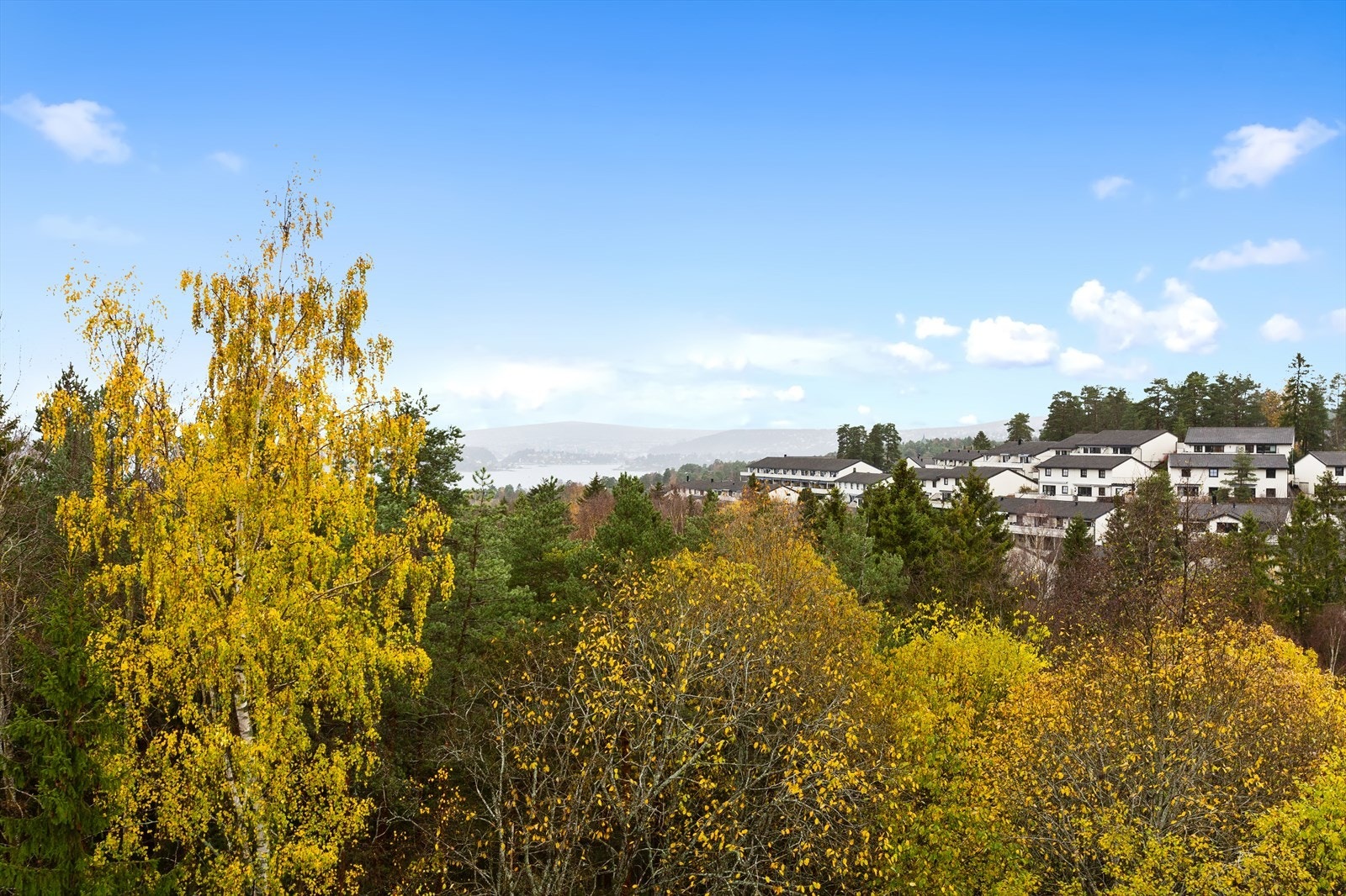 Nydelig utsikt ut mot Oslo og nærområdet. Galleribilde