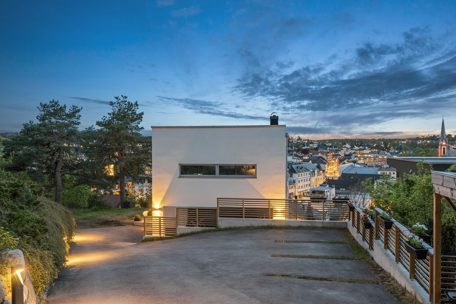På byens tak med panoramautsikt Galleribilde