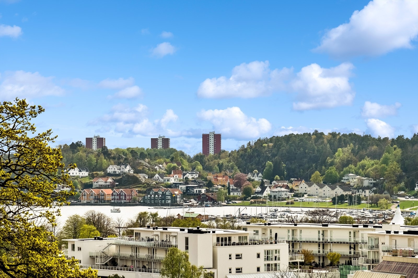 Flott utsikt i mange retninger Galleribilde
