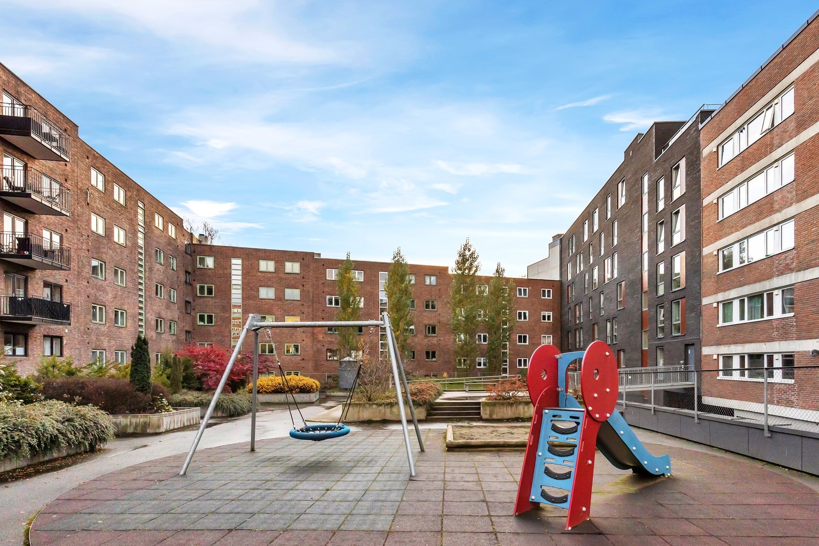 Hyggelig felles bakgård. Galleribilde
