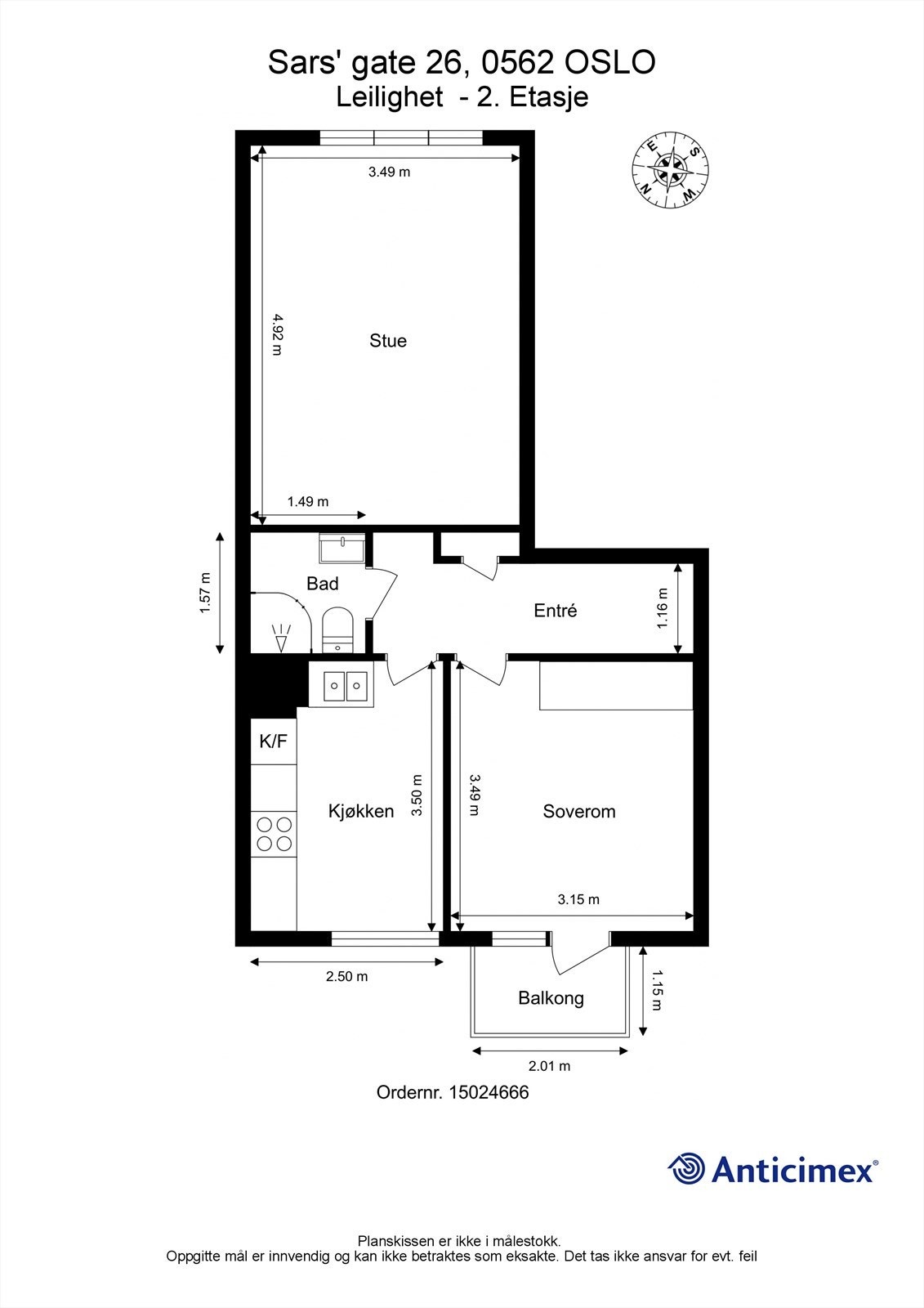 Plantegning Galleribilde