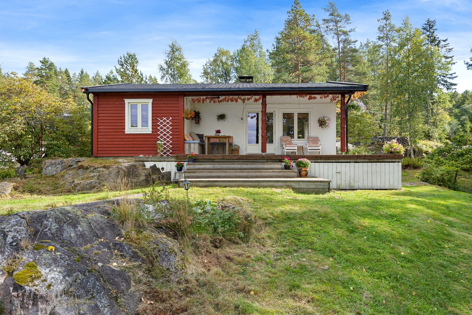 Hytte på 67m² med terrasse på 24m². Galleribilde