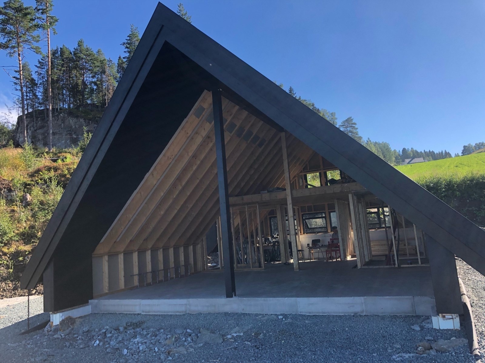 Råbygg under oppføring Galleribilde