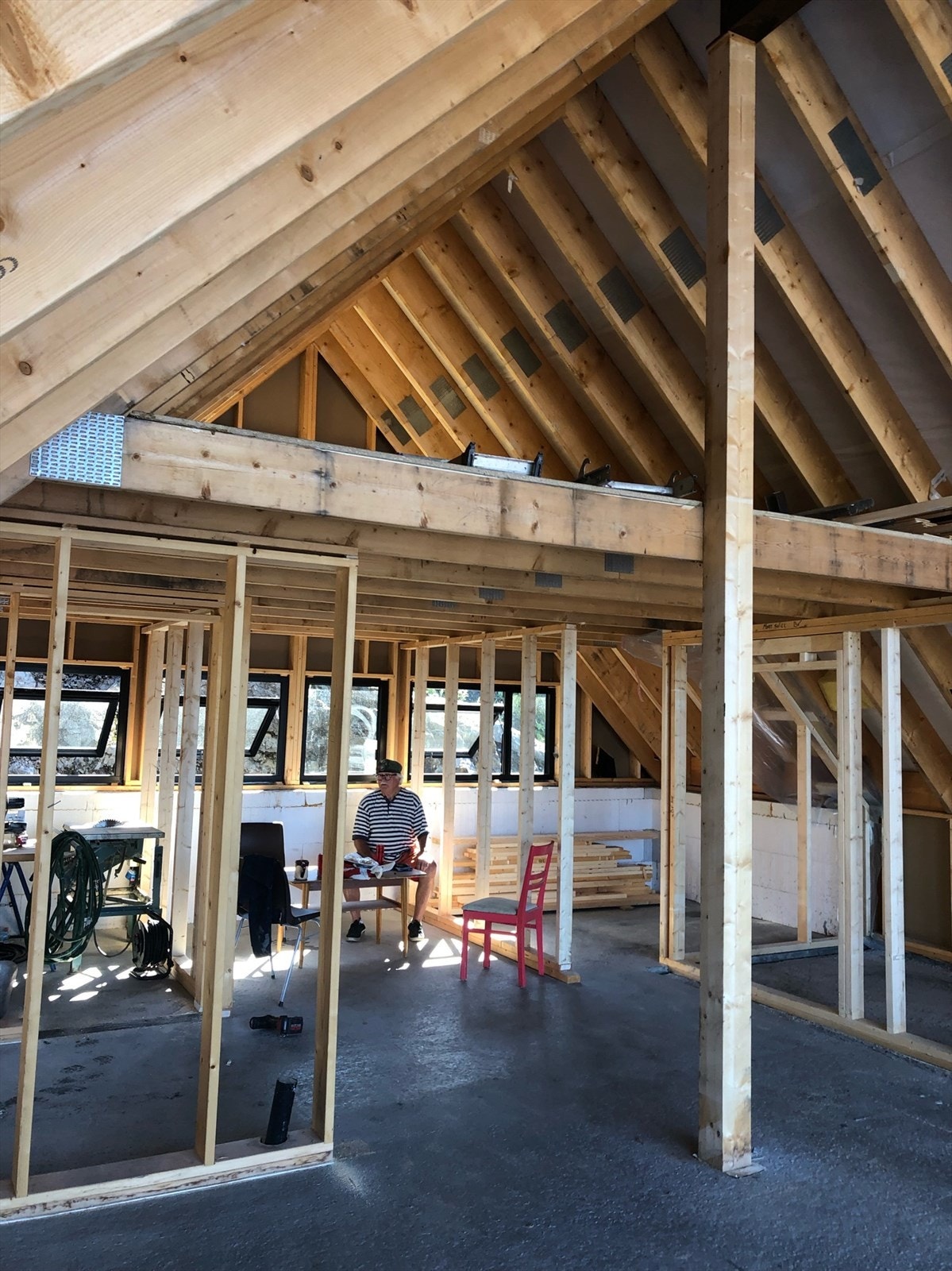 Råbygget under oppføring Galleribilde