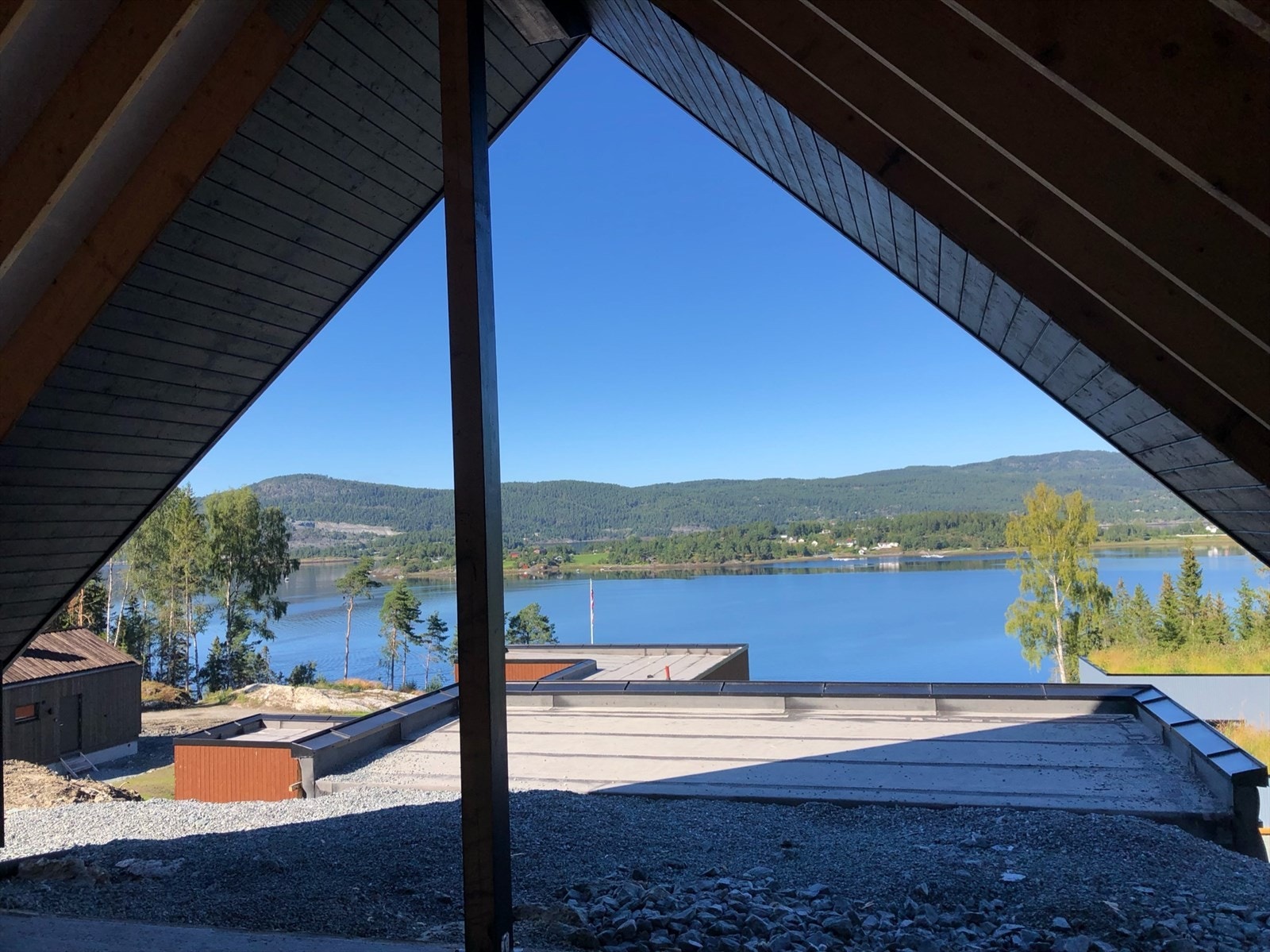 Fantastisk utsikt fra stua Galleribilde