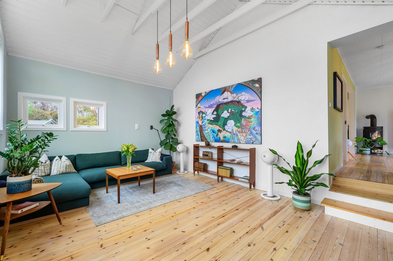 De store rommene vil ha flere bruksmuligheter og planløsningen sikrer en fin flyt med mulighet for flere sosiale soner. Galleribilde