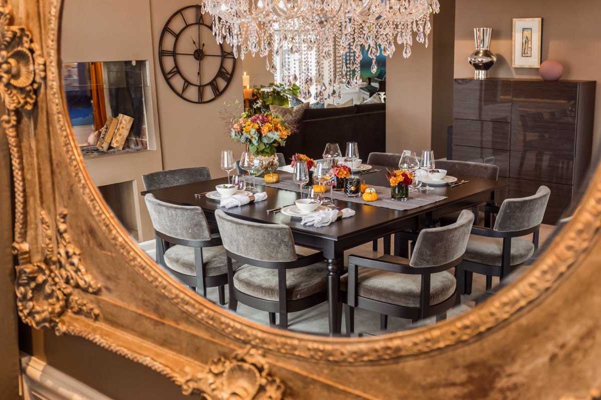 Detaljbilde fra stuen. Galleribilde