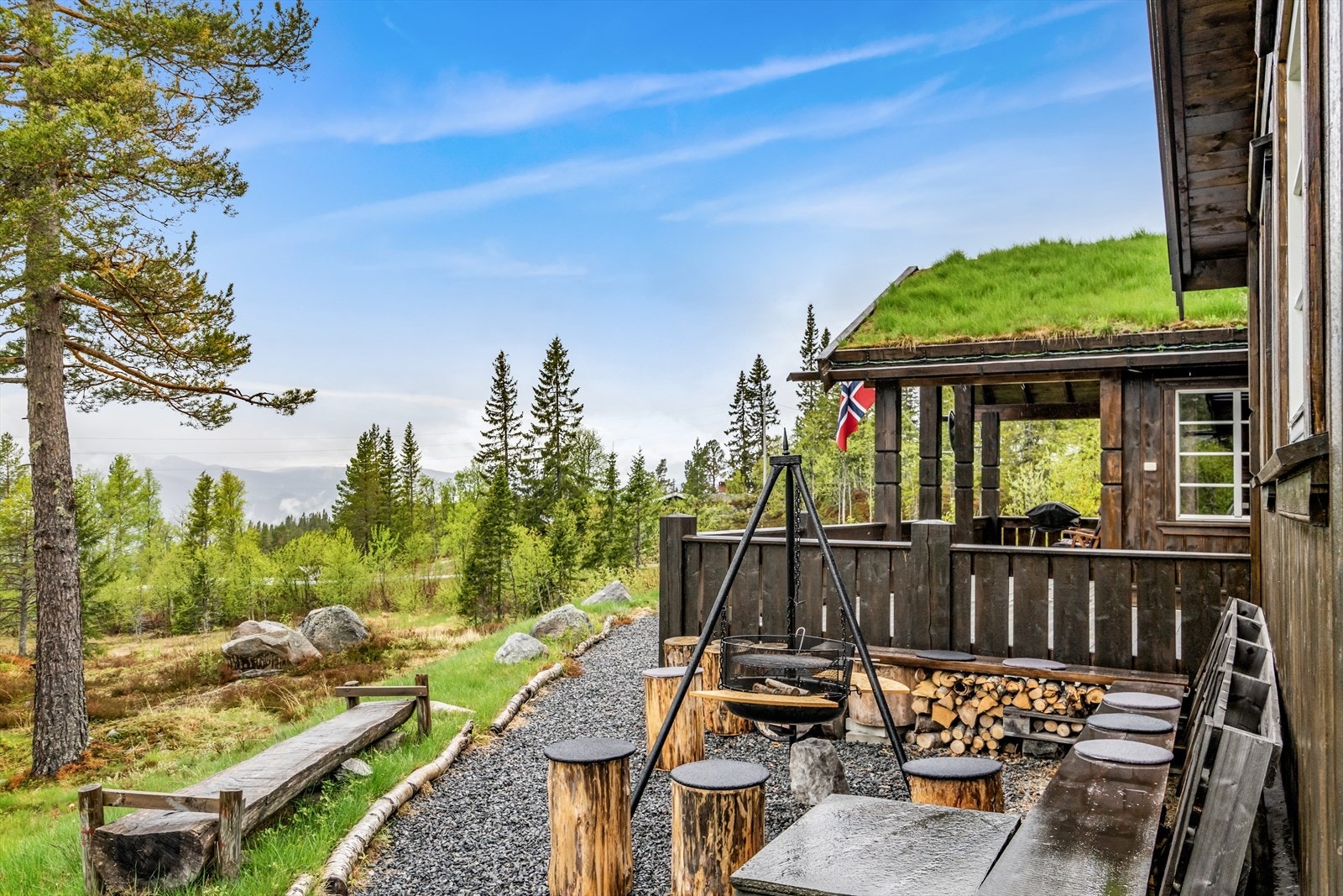 Bålplass Galleribilde