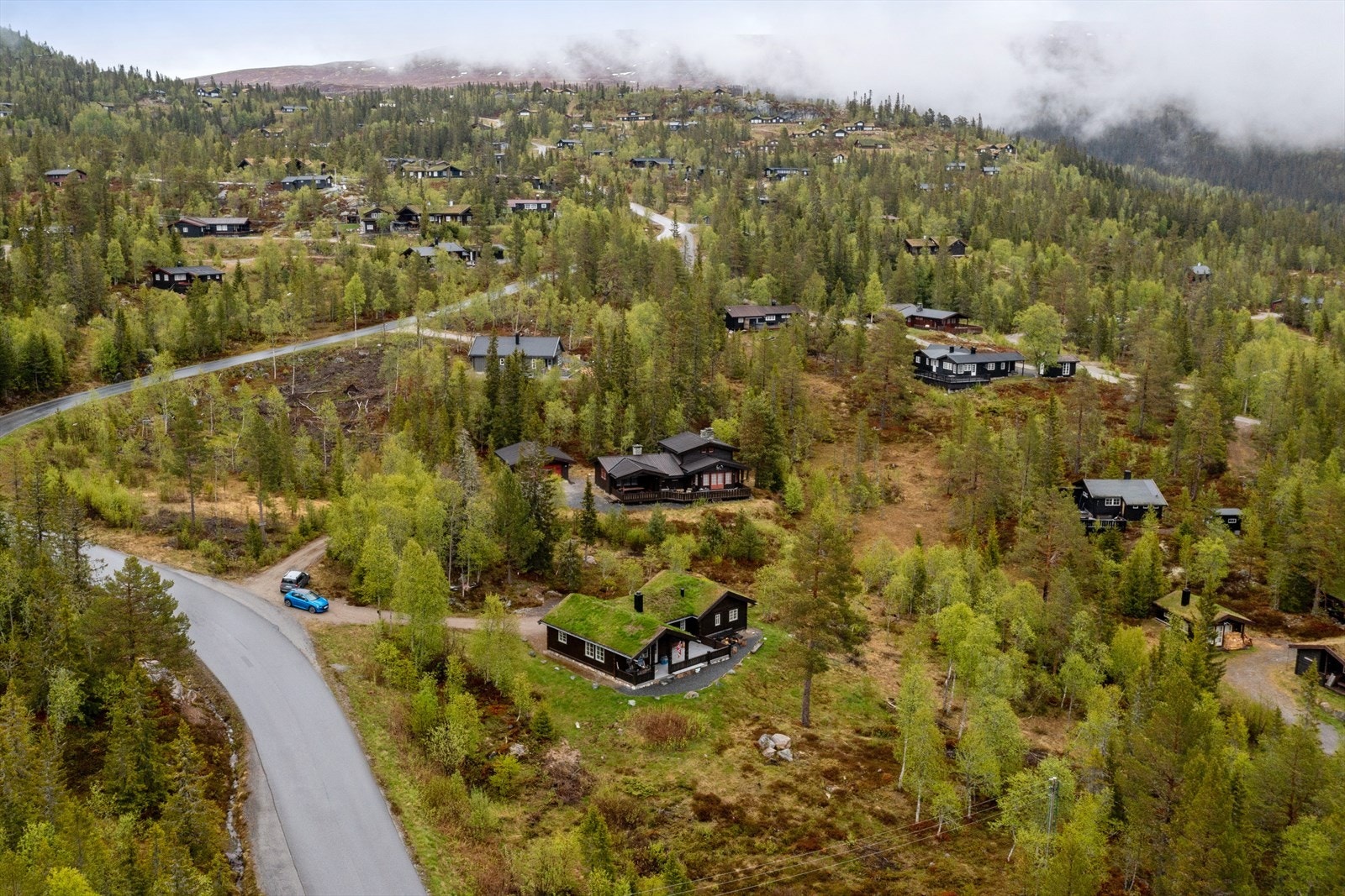 Populært hytteområde med mangle flotte turmuligheter rett utenfor døren. Galleribilde