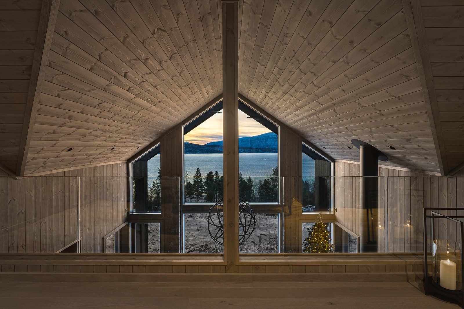 Fra utsikten fra hemsen i Malangen. Galleribilde