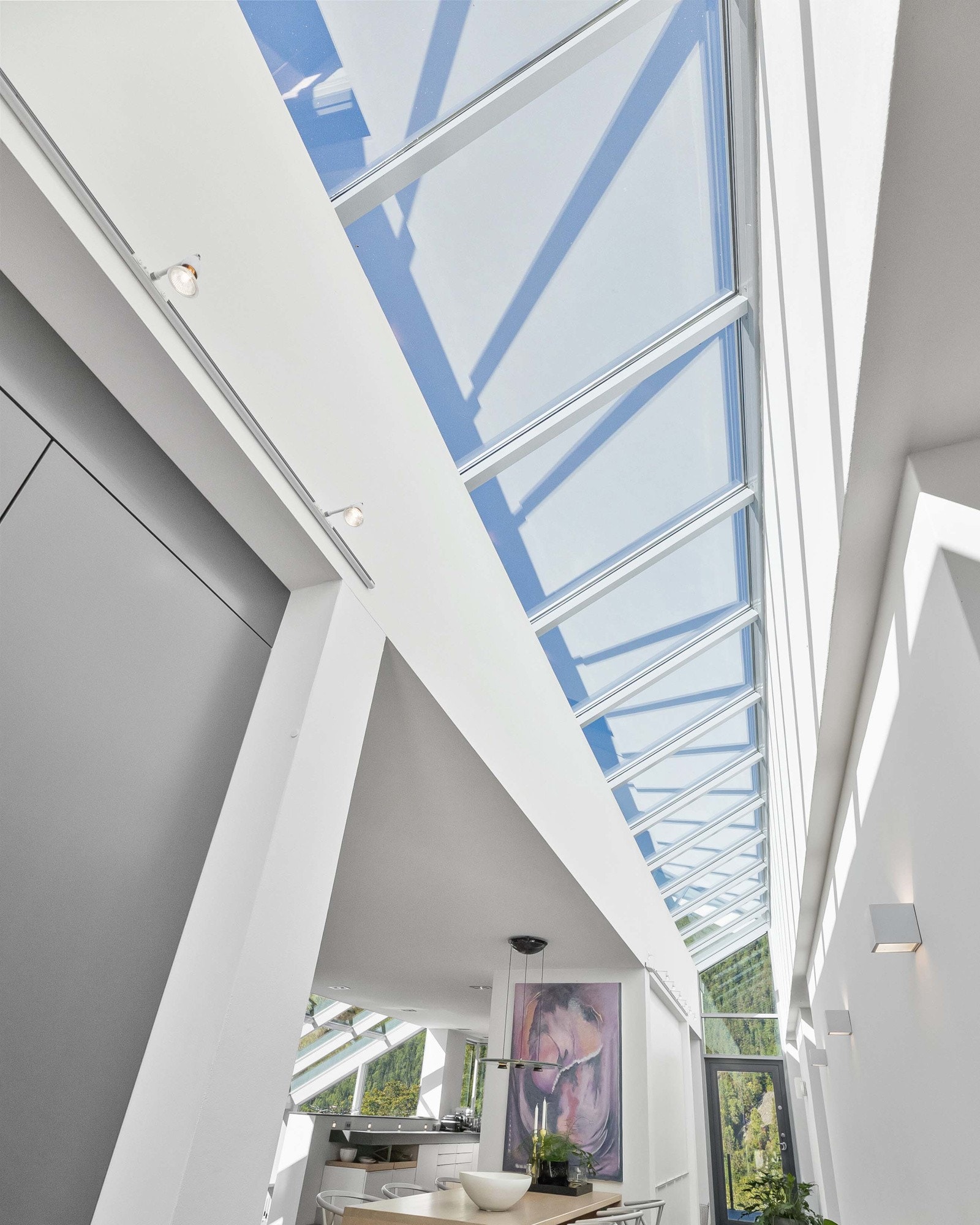 Tak konstruksjon over gang Galleribilde