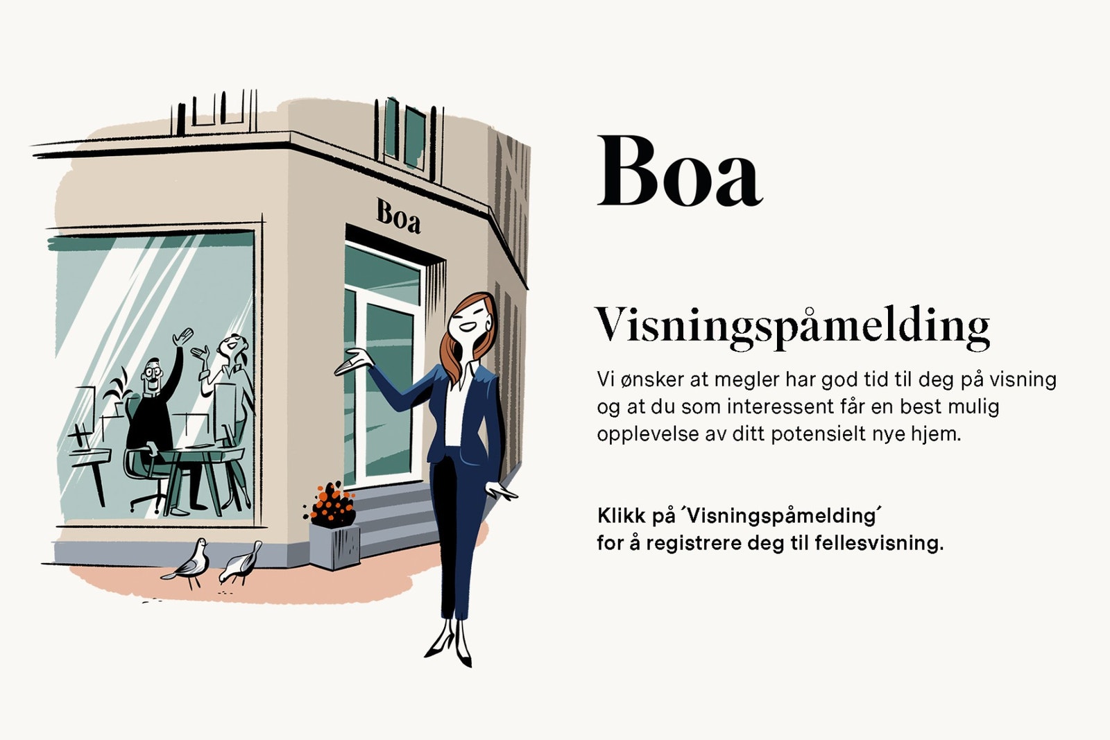 Visningspåmelding. Galleribilde