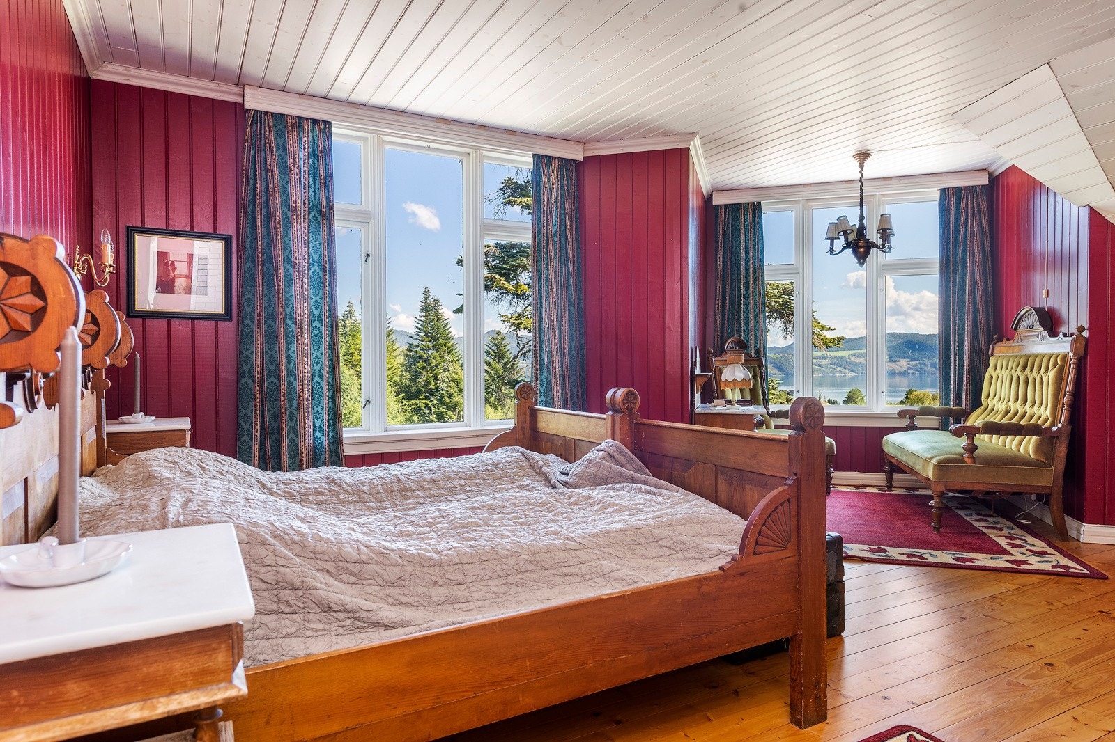 Hovedsoverom med vakker utsikt Galleribilde