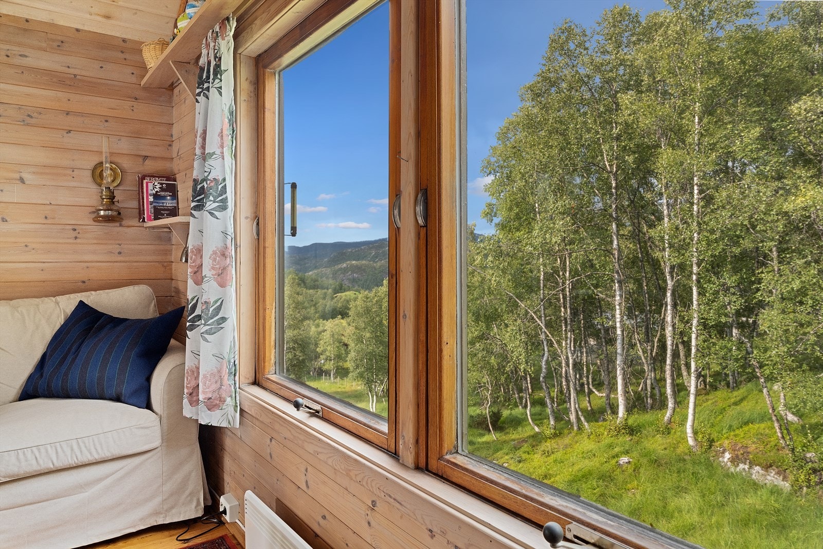 Fra sofakroken kan man nyte flott natur! Galleribilde