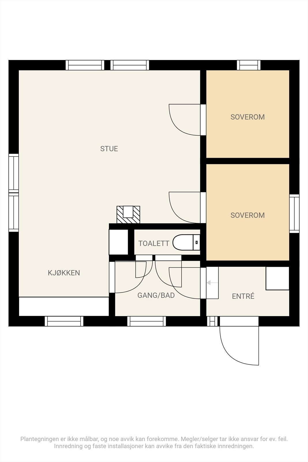 Plantegning Galleribilde