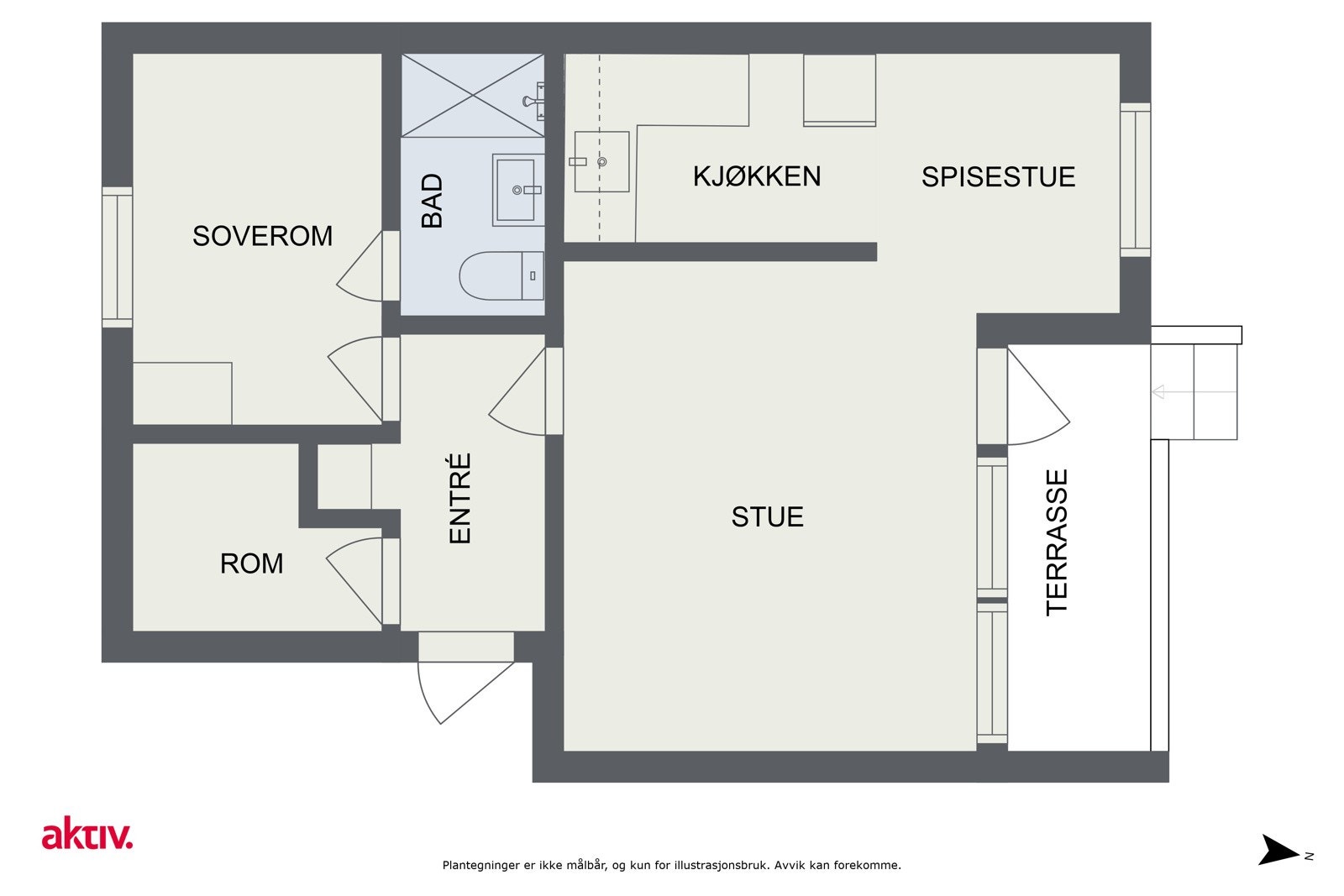 Plantegning Galleribilde
