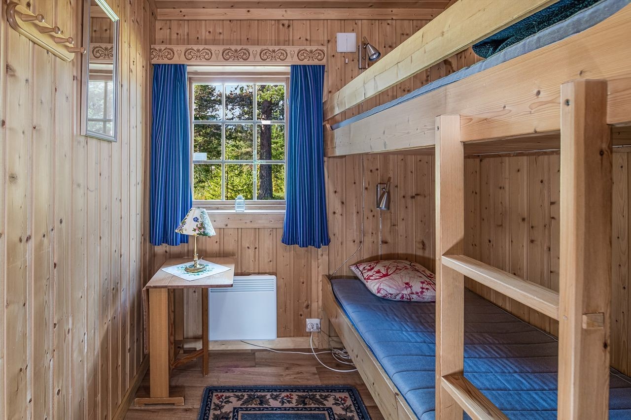 Det er 3 soverom i hytta med totalt 7 soveplasser Galleribilde