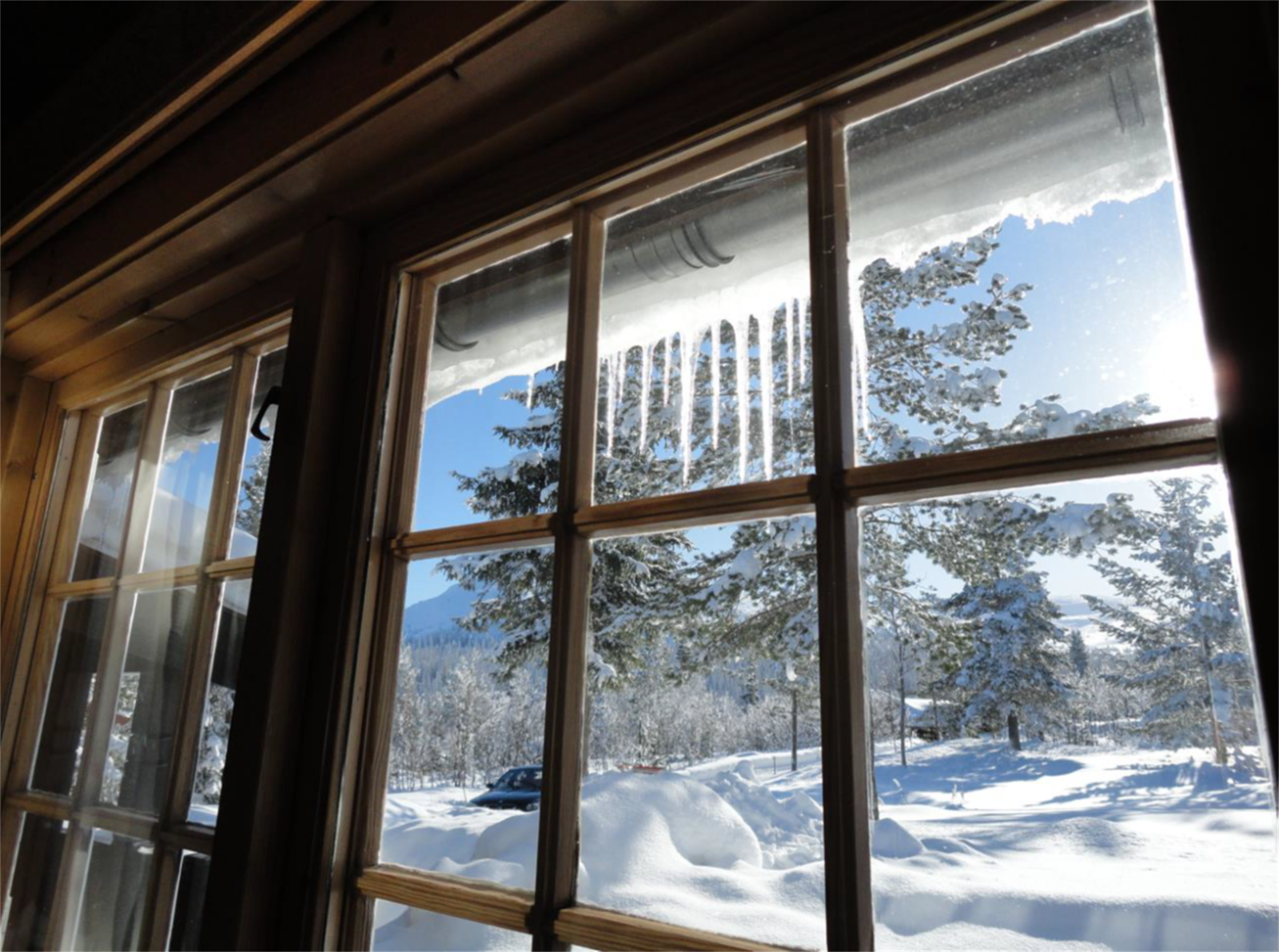 Fageråsen 216 A utsikt vindu. Privat bilde Galleribilde