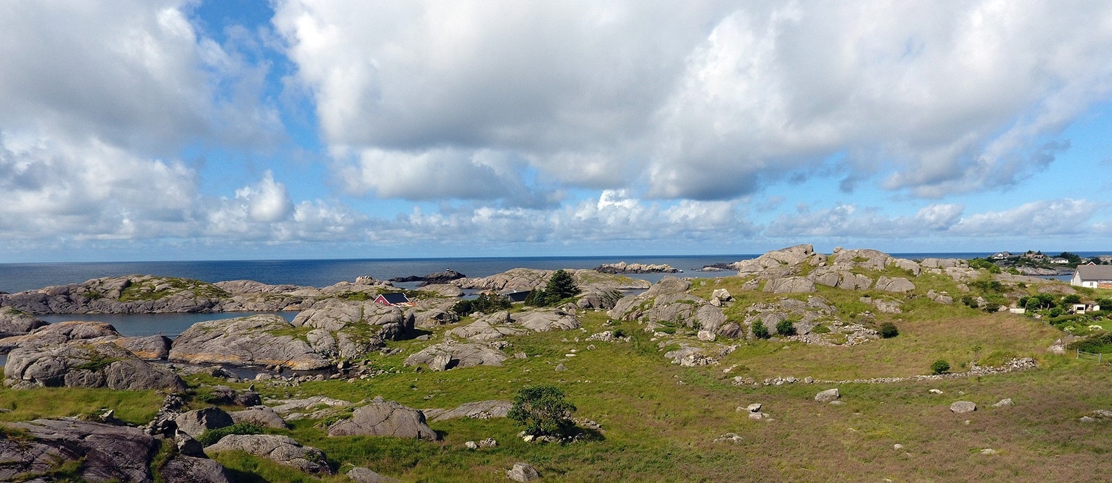 Bilder i fra området før opparbeidelse og planerering Galleribilde