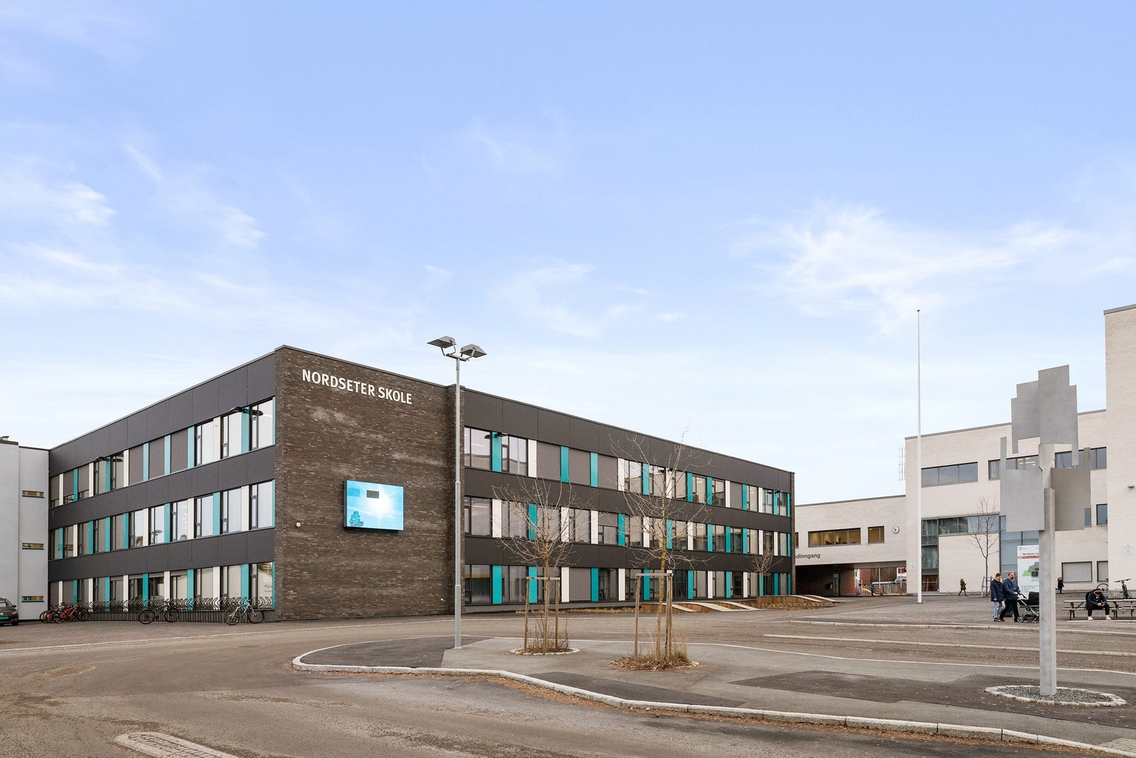 Kort og lite trafikkert skolevei til Nordseter barne- og ungdomsskole Galleribilde
