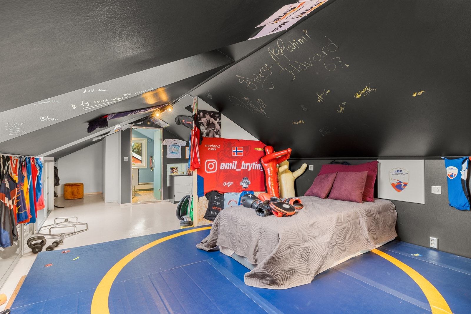 Loftstue/soverom Galleribilde