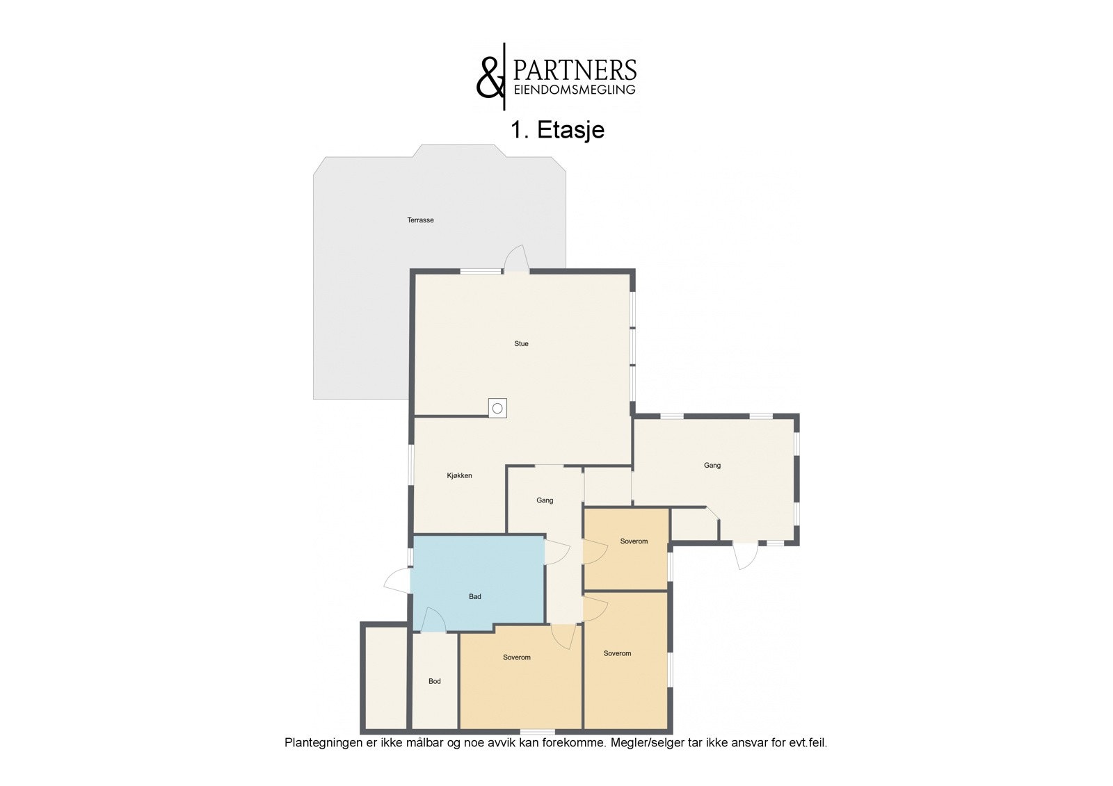 Plantegning 1. etg. Galleribilde