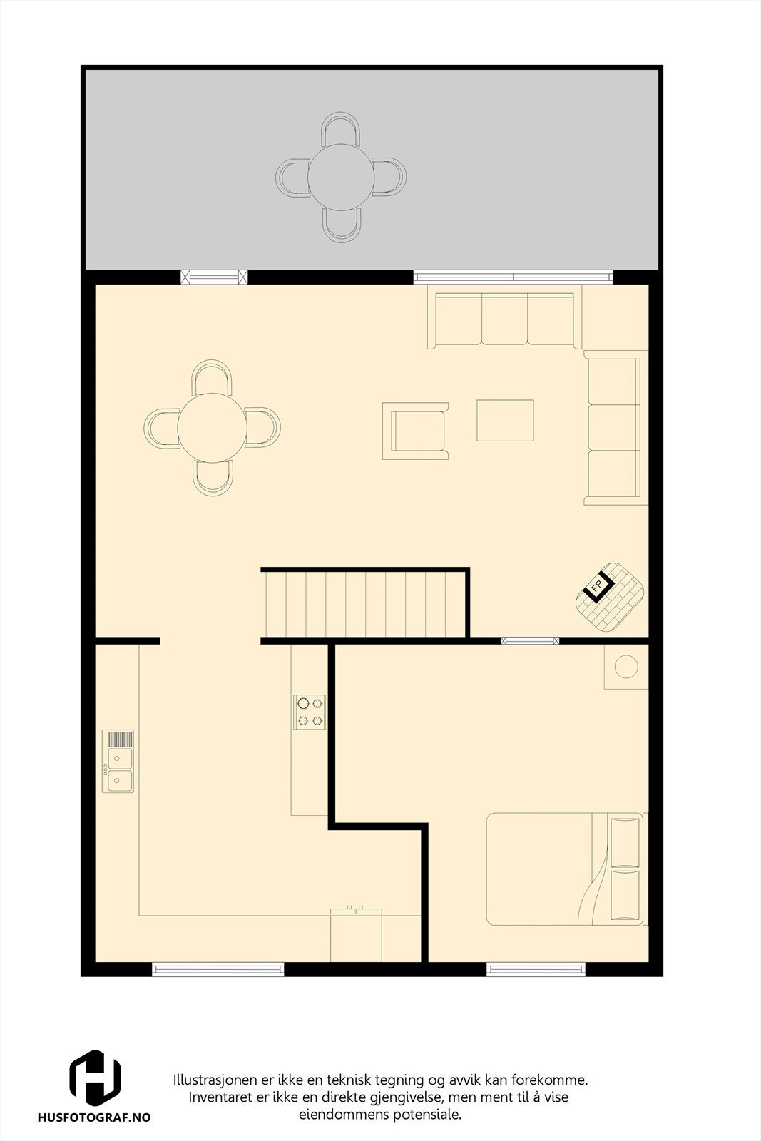 Plantegning 2. etg. Galleribilde