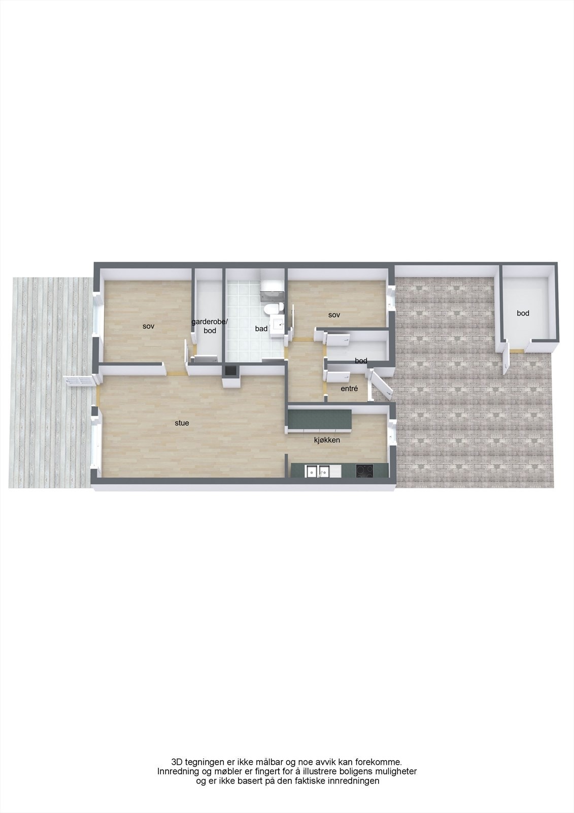 Plantegning Galleribilde