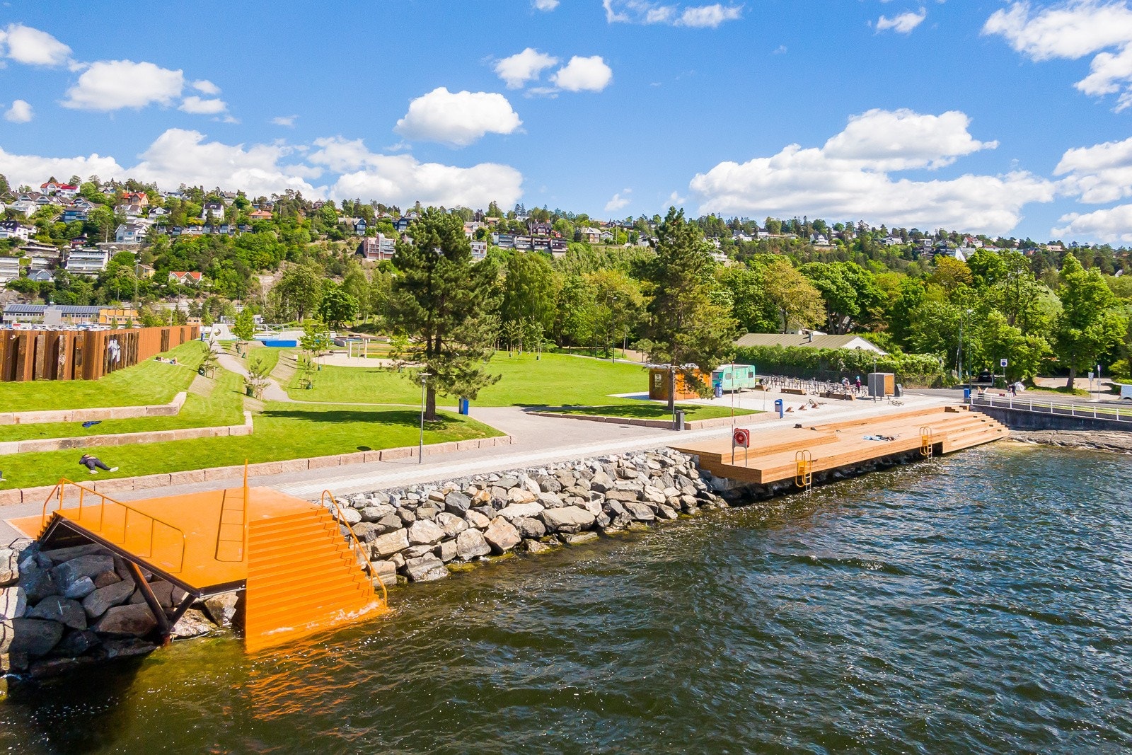 Bekkelagsbadet er en av flere badeplasser i nærheten. Galleribilde