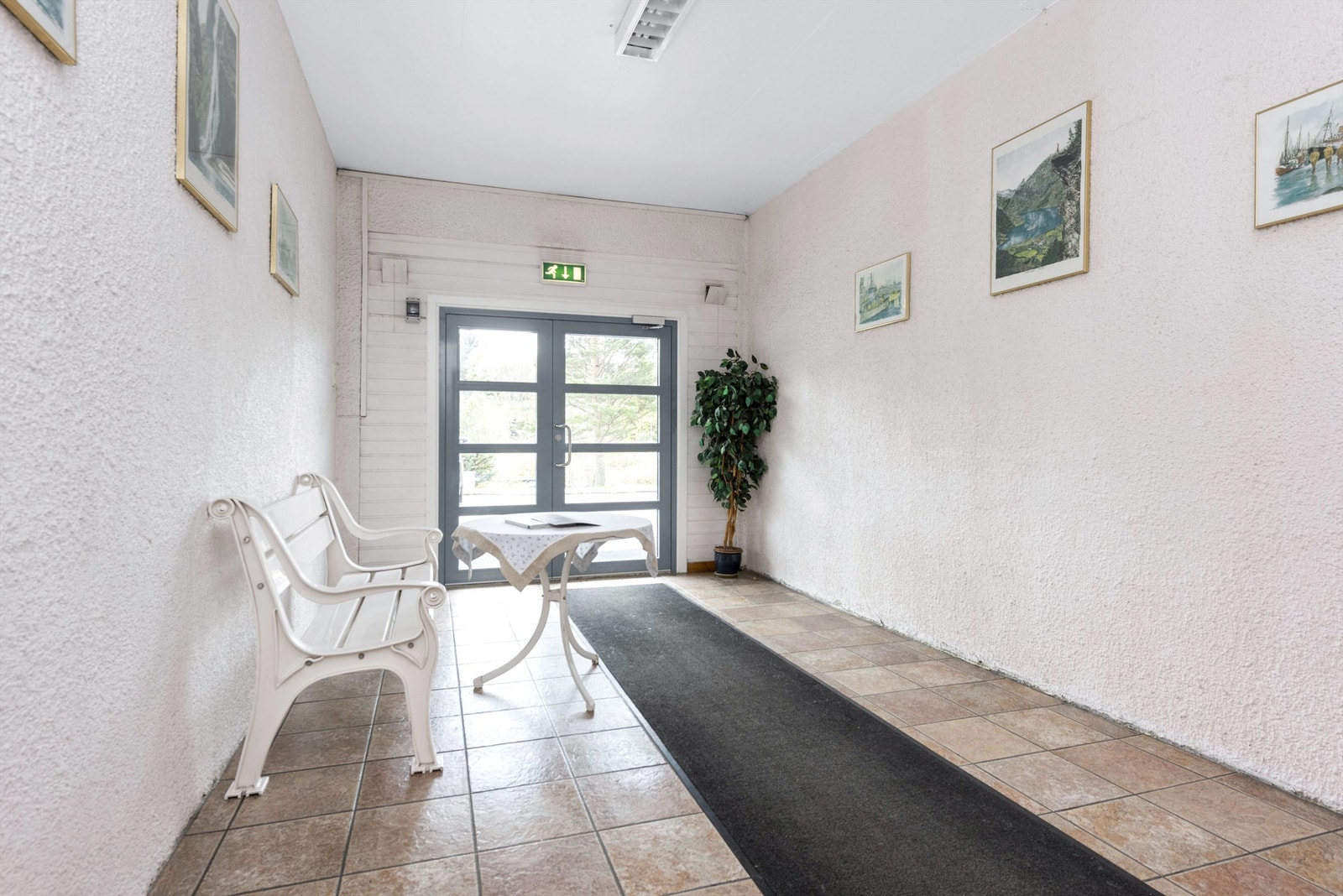 Inngangspartiet i blokka Galleribilde