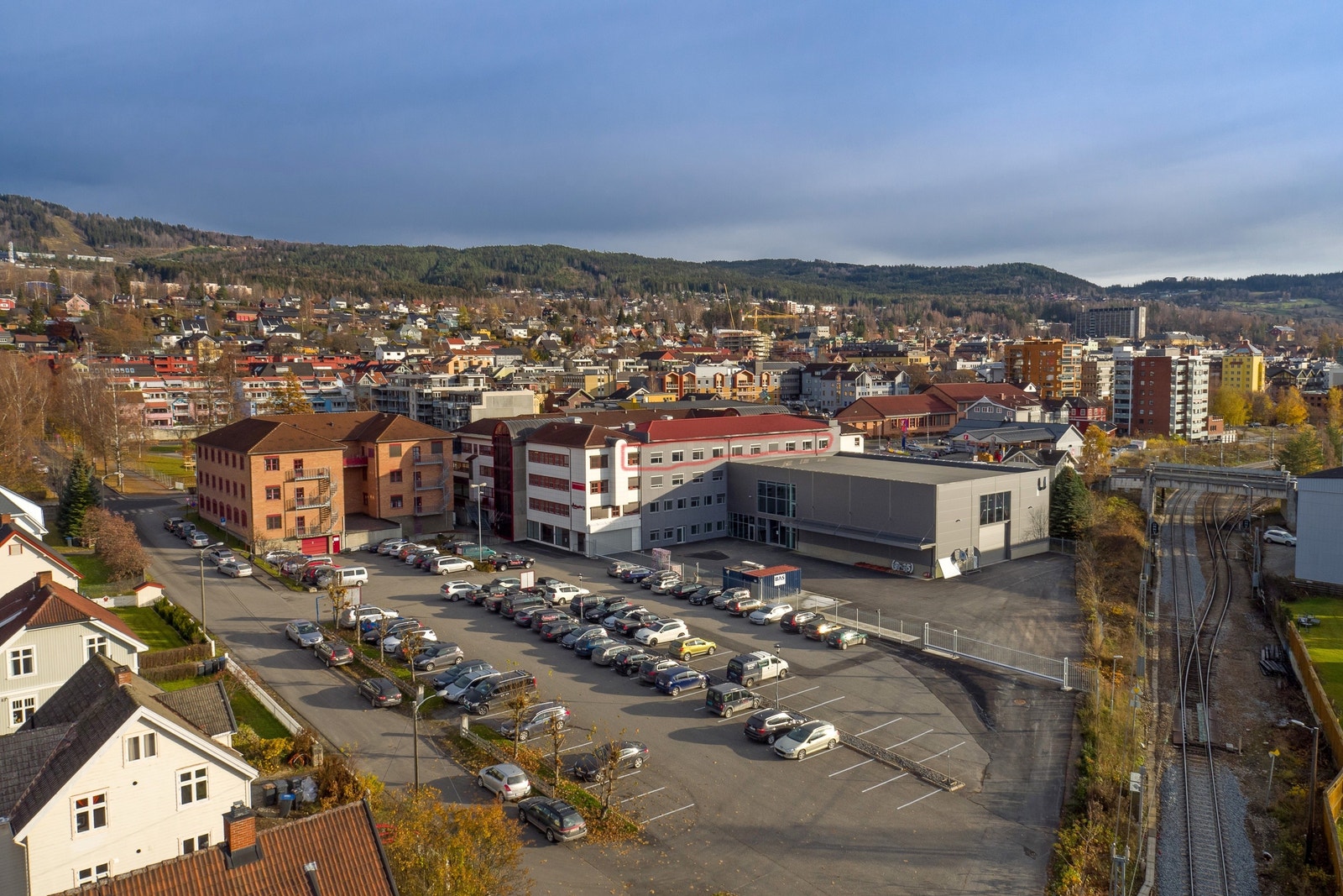 De ledige arealene er merket med rødt Galleribilde