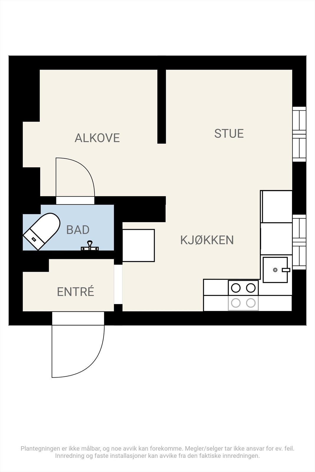 Plantegning Galleribilde