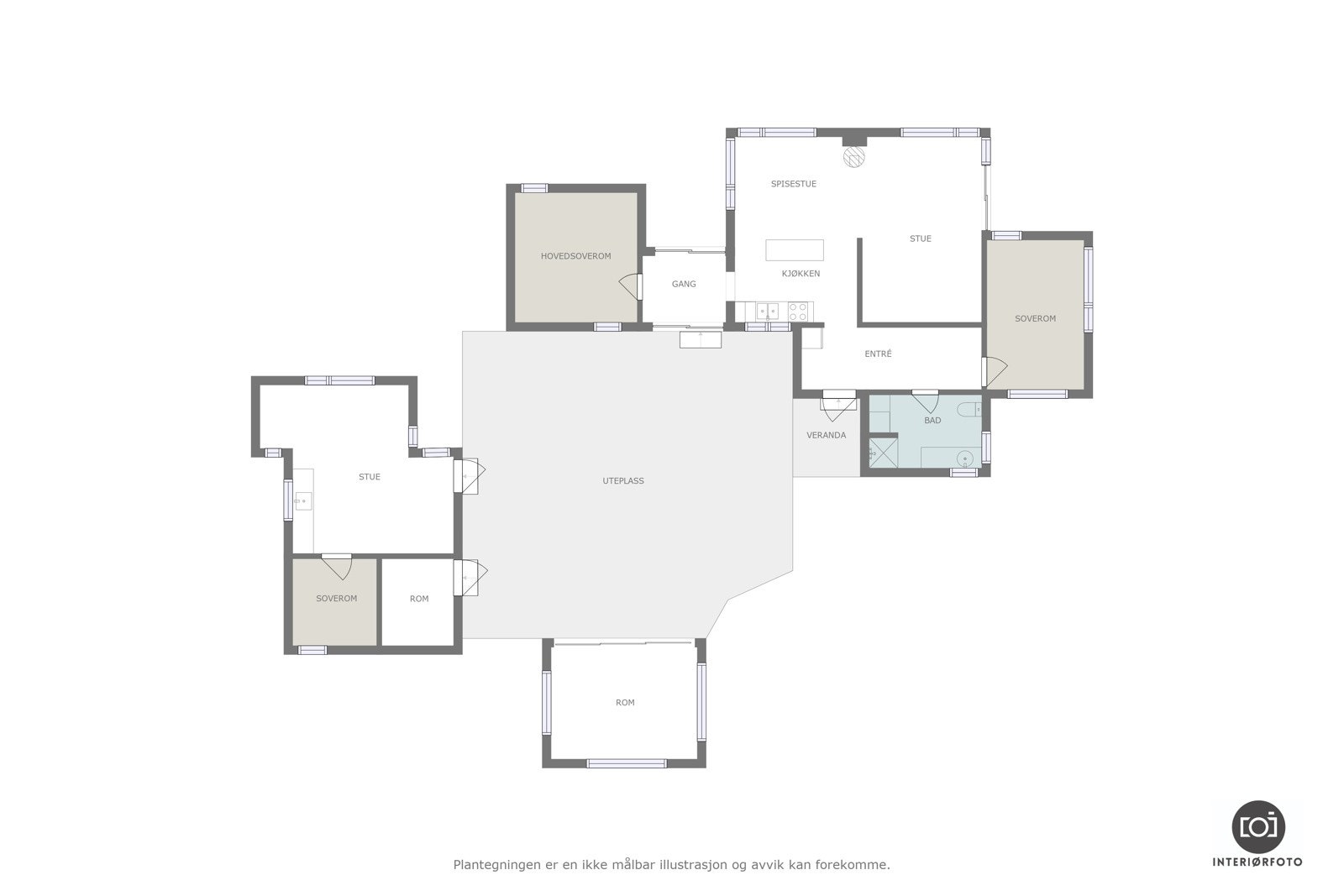 Plantegning Galleribilde