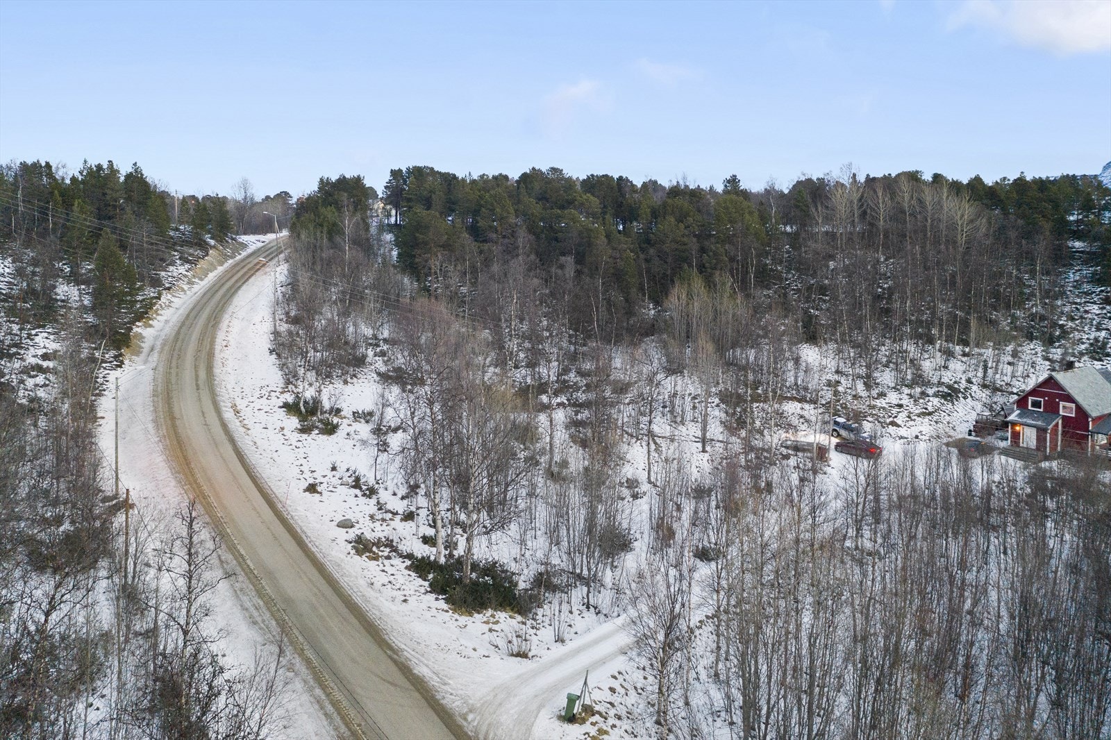 Eiendommen skråner mot sør Galleribilde