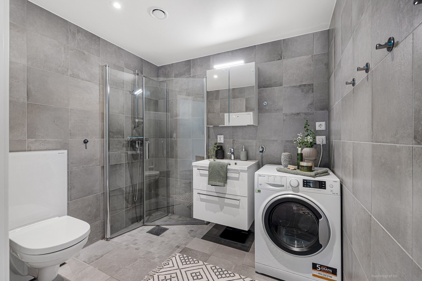 Stort og flott bad Galleribilde