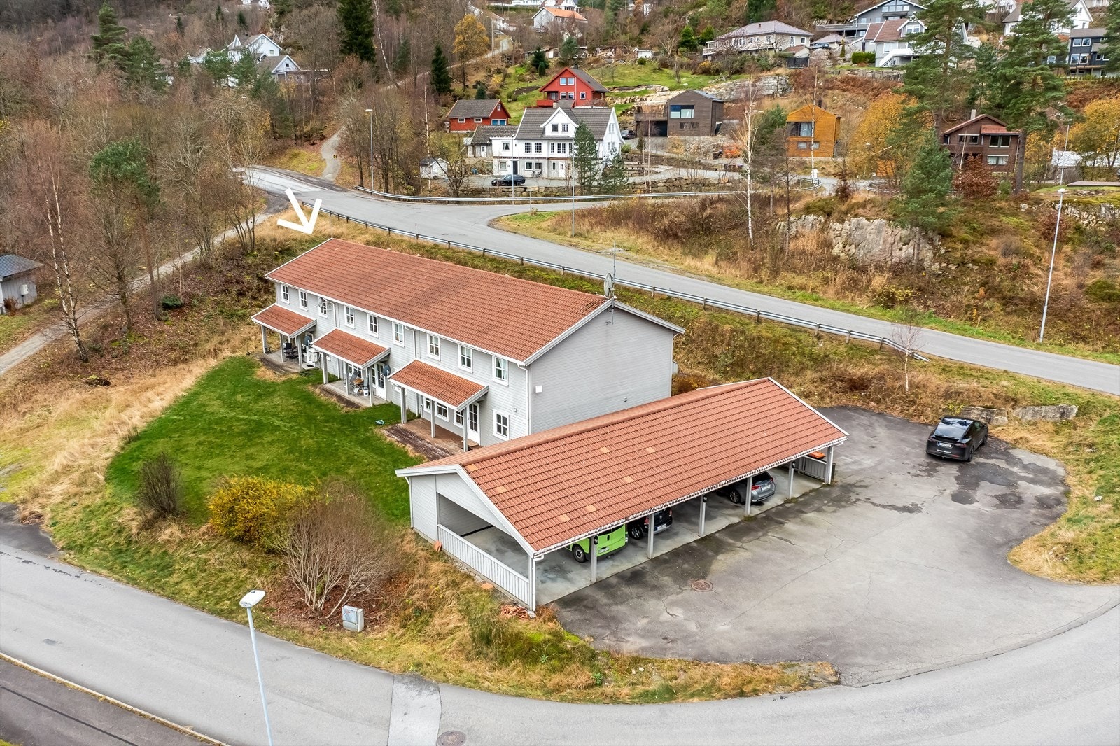 Dronefoto Galleribilde