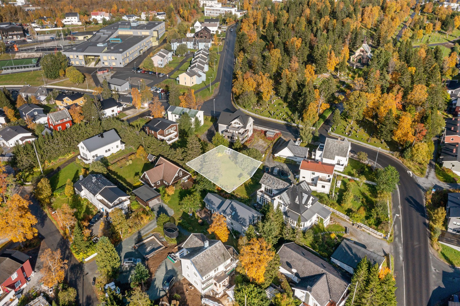 Markert område kan avvike noe.