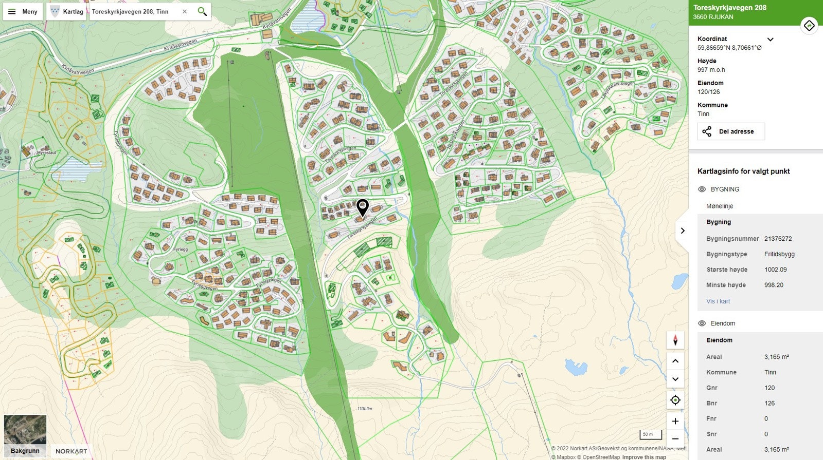 Toreskyrkjavegen 208 i nærområdet Galleribilde